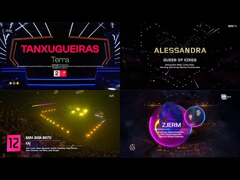 Eurovision national final stage ready scenes