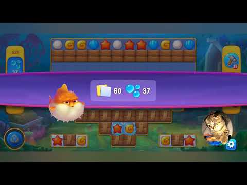 Fishdom 2022, no Boosters,  521   level  -  прохождение без бустеров,  521   уровень.