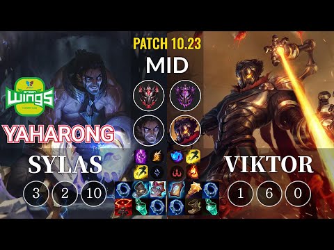 JAG Yaharong Sylas vs Viktor Mid - KR Patch 10.23