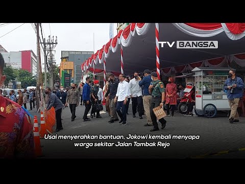 Emak-emak di Surabaya Kecewa Tak Bisa Foto Bareng Jokowi