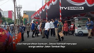 Emak-emak di Surabaya Kecewa Tak Bisa Foto Bareng Jokowi