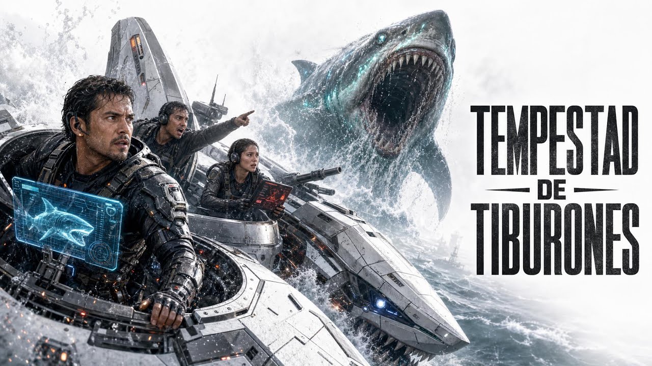 El futuro depende de su batalla.|Tempestad de Tiburones|Película Completa de Acción en Español