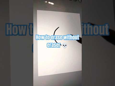 How to erase without eraser in ibis Paint💀 #trending #tutorial #drawing