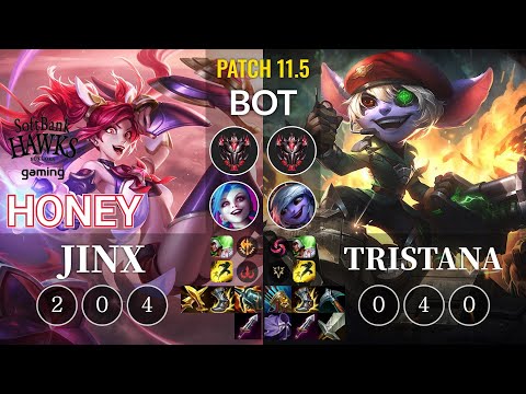 SHG Honey Jinx vs Tristana Bot - KR Patch 11.5