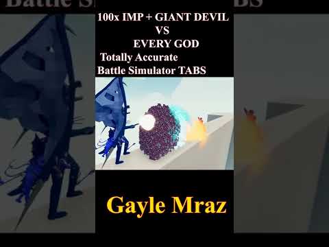 100x ROMAN TESTUDO vs 2x EVERY GOD   Totally Accurate Battle Simulator TABS#shorts 4