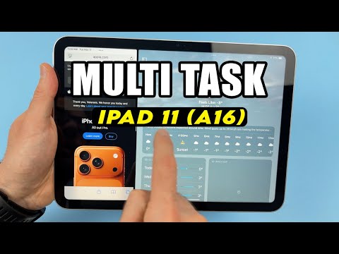 iPad 11 (A16) : How to Multi Task - Open Multiple Apps