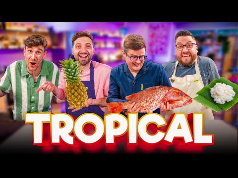 TROPICAL INGREDIENTS Recipe Relay Challenge | Pass it On S3 Ep24