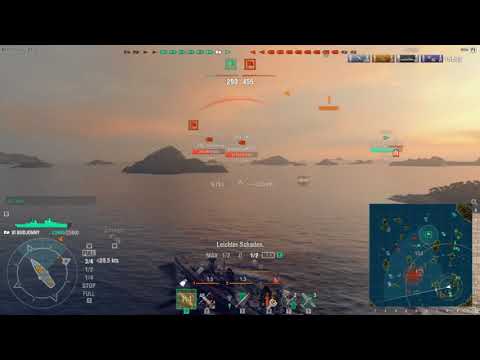 World of Warships mit A #31 Feuer Feuer German/Deutsch-Gameplay