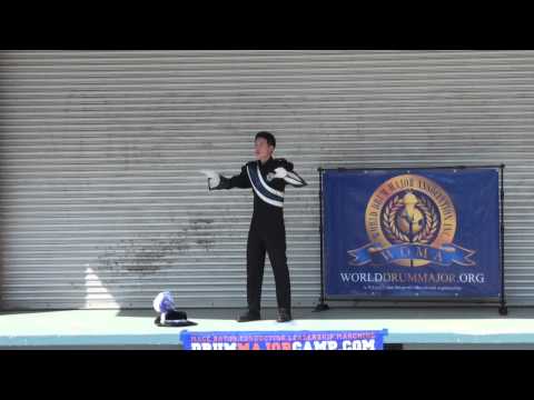 Kevin Chang-2013 Alvarado WDMA Drum Major Competition-3/23/2013