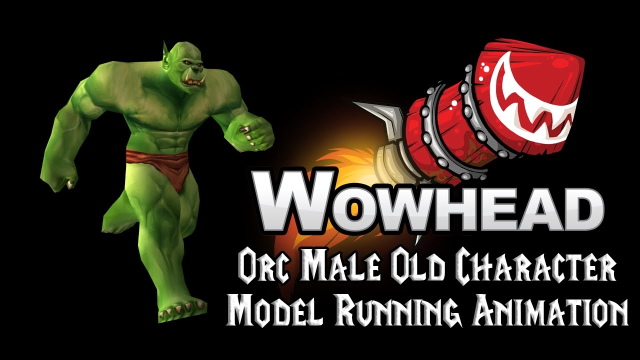[Legion] Orc Male Old Character Model Running Animation