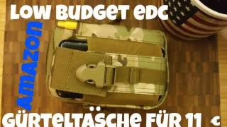 ✔LOW BUDGET EDC Gürteltasche f. 10 € @ Amazon!