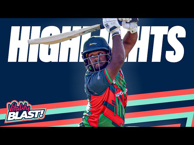 Maiden 5️⃣0️⃣ From Ahmed! | Leicestershire Foxes v Notts Outlaws – Highlights | Vitality Blast 2025
