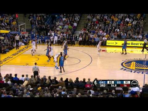 Reggie Jackson Highlights Thunder vs. Warriors 12.18.2014 - 4 Points, 1 Assist