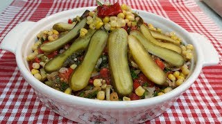Közlenmiş Patlıcan Salata Nasıl Yapılır?