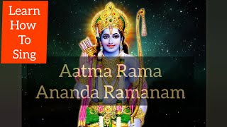 Download lagu Aatma Rama Ananda Ramanam| Notation | Ram Narayan Bhajan mp3