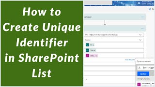 How to create auto generate ID column in SharePoint list using MicroSoft Power Automate flow