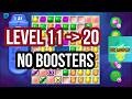 Candy Crush Soda Saga Level 11 To 20 NO BOOSTERS VMQ GAMEPLAY