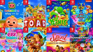 Top 9 Best SWITCH Games for 5 KIDS YEAR OLDS