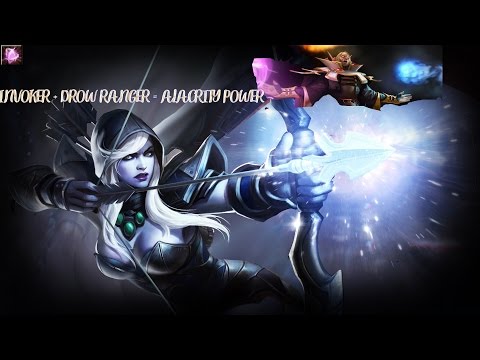 Dota 2 Drow Ranger + Invoker 7 05 Alacrity Power