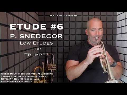 SNEDECOR Etude #6 from Low Etudes for Trumpet by Phil Snedecor