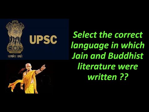 Select the correct language in which Jain and Buddhist literature were written ??