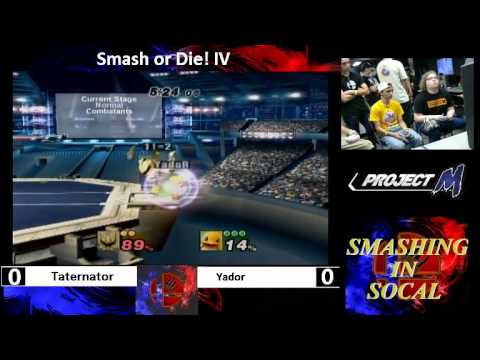 Smash or Die! 4: Project M - Yador vs Taternator