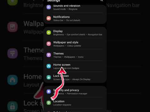 How to add app screen button to your home screen in Samsung| App kaise add kare #samsung|#shorts