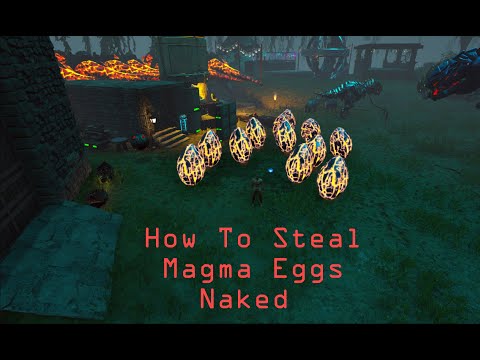 How To Steal Magmasaur Eggs (No Armor, No Dino or grappling hooks required)
