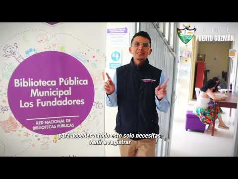¡ BIBLIOTECA PÚBLICA LOS FUNDADORES MUNICIPIO DE PUERTO GUZMÁN !