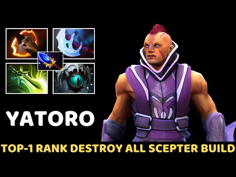 YATORO [Anti Mage] Top-1 Rank Destroy All Scepter Build 7.37 Dota 2