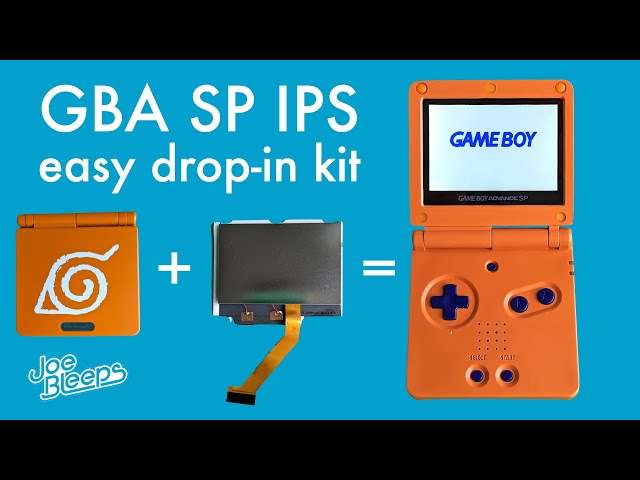 Vídeo relacionado con eXtremeRate Carcasa para Gameboy Advance SP, Funda Protector Placa Cubierta con Botones, Compatible con Todos IPS y LCD Estándar - Sin Consola ni Pantalla IPS, Negro
