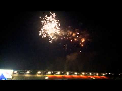 50 jarig jubileum SC Cambuur Leeuwarden vuurwerk