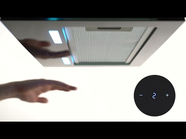 electriQ 52cm Canopy Cooker Hood with Gesture Controls - Black