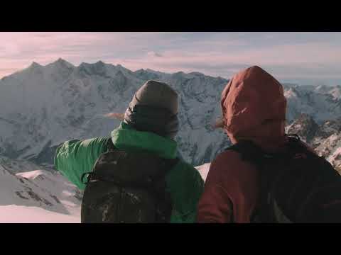 Saas Fee Guides   Lagginjoch sunset snow shoe