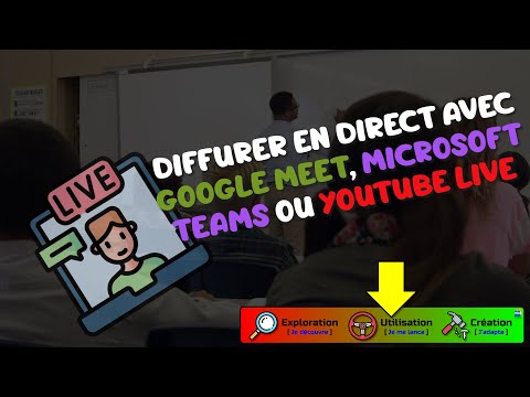 Diffuser un événement en direct avec Google Meet, Microsoft Teams ou YouTube Live (Streaming)