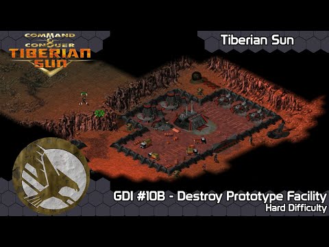 C&C Tiberian Sun - GDI #10B Destroy Prototype Facility on Hard Difficulty