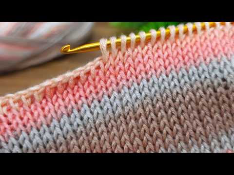 Wow!! Super easy tunisian crochet baby blanket , vest model online totarial #crochet