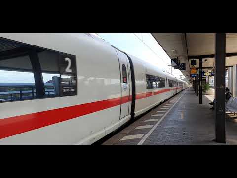 Durchfahrt ICE-3 Bergisch Gladbach in Fulda auf Gleis 7