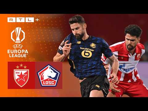 Roter Stern Belgrad vs. OSC Lille | Highlights | UEFA Europa League | RTL Sport