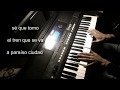 DESTINO PARAISO - Laura Pausini (cover piano - letras)