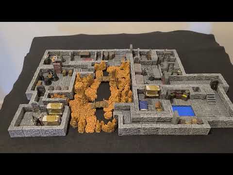 Wizkids Warlock Tiles Build: The Lost Mines of Phandelver, Redbrand Hideout.