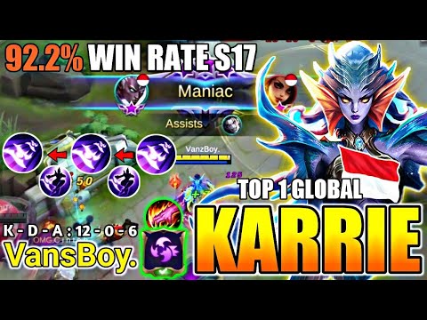 BUILD KARRIE TOP 1 GLOBAL - BEST BUILD KARRIE TOP 1 GLOBAL - KARRIE TOP 1 GLOBAL 2020 | By VanzBoy.