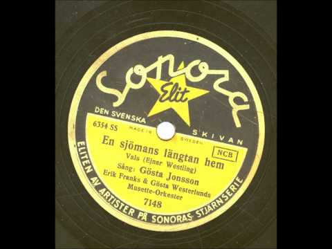 Gösta Jonsson Erik Franks Musette orkester - En sjömans längtan hem