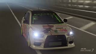 ランエボファイナルのサイレススズカ仕様の痛車を首都高で走らせてみた(フルバージョン)