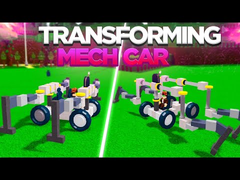 Transforming Mech Car Tutorial In Build A Boat For Treasure!