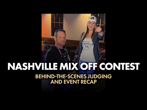 Nashville Mix-Off at Oceanway Studios | Judging w/ Warm Audio Founders Bryce & Aubrey Young