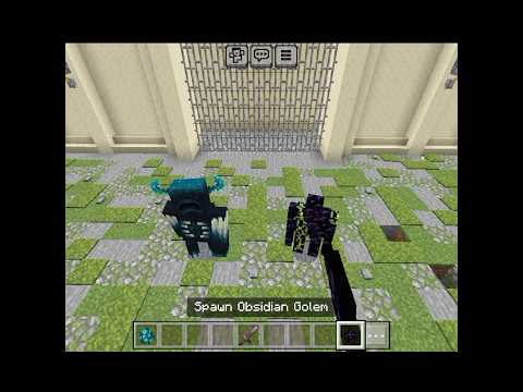 💥 EPIC Minecraft Battle: Warden vs Obsidian Golem 😱🔥