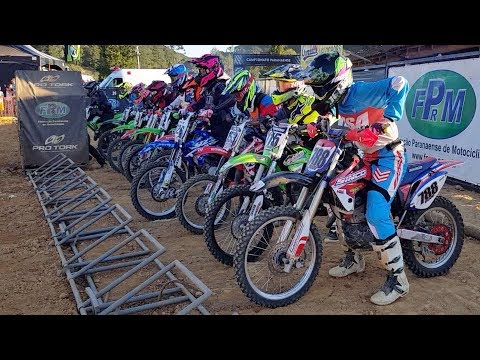 A Garotada Acelera Muito - 2ª etapa Campeonato Paranaense de Velocross 2018 Categoria Junior / 85cc