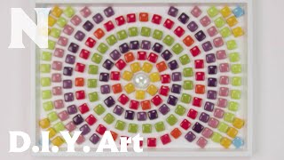 How to make mosaics inspired by Alma Thomas's "Pansies in Washington"