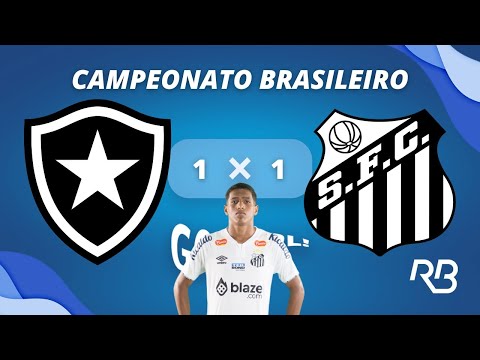 GOL DO SANTOS! GOL DE SOUZA! Botafogo 1 X 1 Santos